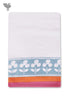 Handloom Cotton Hand Towel With Block Print Border