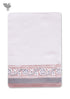 Handloom Cotton Hand Towel With Block Print Border
