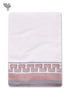 Handloom Cotton Hand Towel With Block Print Border