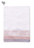 Handloom Cotton Hand Towel With Block Print Border