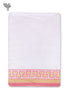 Handloom Cotton Hand Towel With Block Print Border