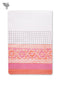 Handloom Cotton Hand Towel With Block Print Border