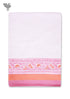 Handloom Cotton Hand Towel With Block Print Border