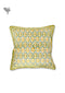 20s Cotton Cushion Cover In Ikat Block Print