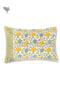 40s Cotton Pillow Cover in Floral Print