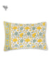 40s Cotton Pillow Cover in Floral Print