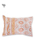 40s Cotton Pillow Cover in Block Print