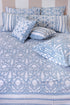 20s Cotton Bed Cover in Block Print