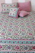 20’s Cotton Bed Cover In Floral Print