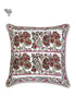20s Cotton Cushion Cover in Floral Block Print