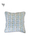 20s Cotton Cushion Cover in Block Print with Piping