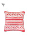 20s Cotton Cushion Cover in Block Print with Piping