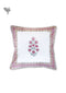 20s Cotton Cushion Cover in Floral Block Print