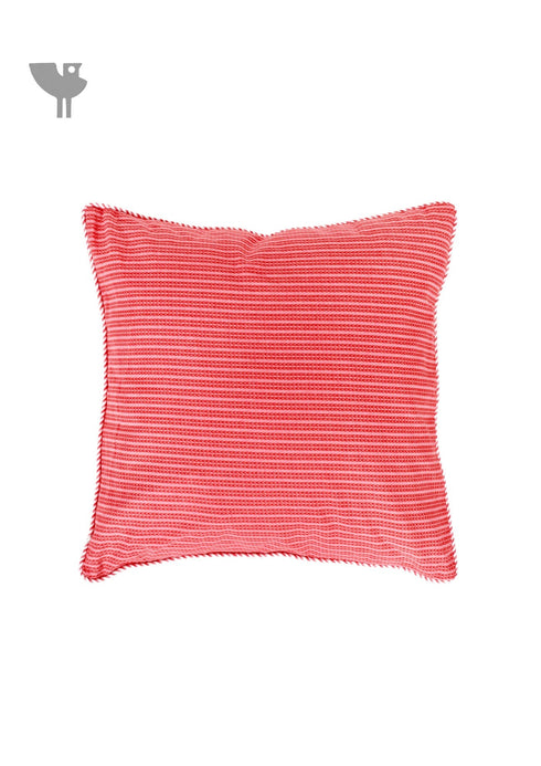 20s Cotton Cushion Cover In Striped Print