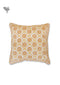 20s Cotton Cushion Cover in Block Print with Piping