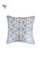 20s Cotton Cushion Cover in Block Print with Piping