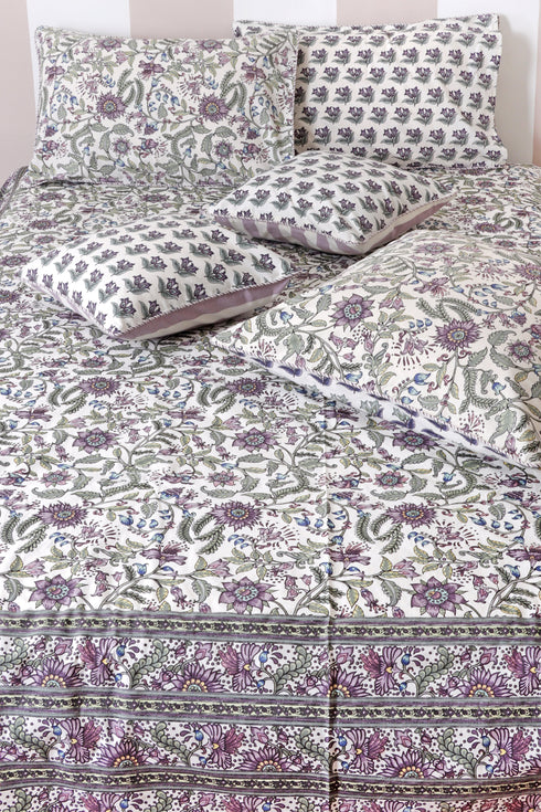 20s Cotton Cushion Cover In Floral Print