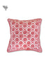 20s Cotton Cushion Cover in Block Print with Piping