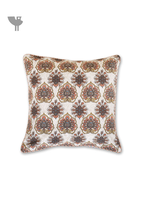 20s Cotton Cushion Cover In Floral Print