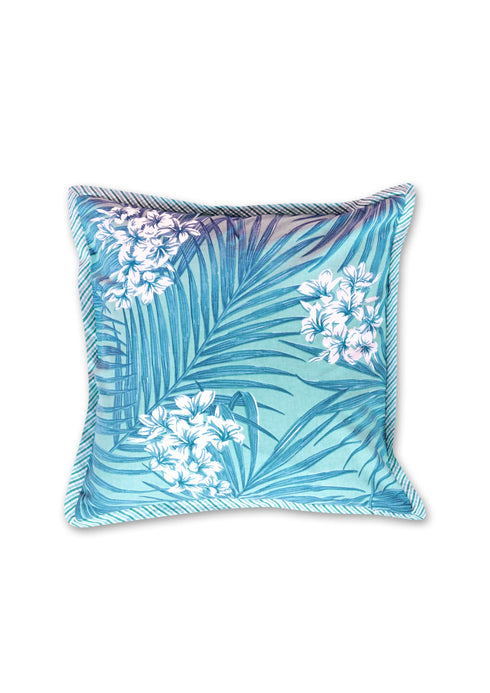 20s Cotton Cushion Cover In Foliage Print