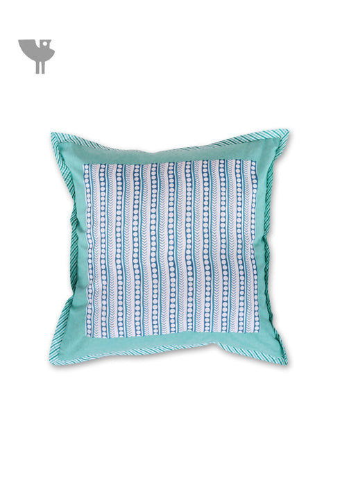 20s Cotton Cushion Cover In Foliage Print