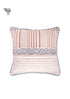 20s Cotton Cushion Cover in Block Print with Piping