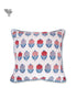 20s Cotton Cushion Cover in Floral Block Print