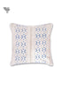 20s Cotton Cushion Cover in Block Print with Piping