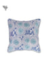 20s Cotton Cushion Cover in Floral Block Print