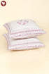 20s Cotton Cushion Cover in Floral Block Print