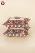 20s Cotton Cushion Cover in Paisley Floral Block Print