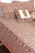 20s Cotton Cushion Cover in Paisley Floral Block Print