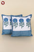 40s Cotton Cushion Cover in Floral Print