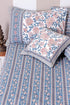 40s Cotton Pillow Cover in Floral Print