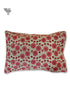 40s Cotton Pillow Cover in Floral Block Print