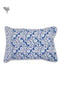 40s Cotton Pillow Cover in Block Print
