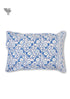 40s Cotton Pillow Cover in Block Print