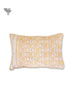 40s Cotton Pillow Cover in Block Print