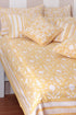 40s Cotton Pillow Cover in Block Print