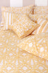 40s Cotton Pillow Cover in Block Print