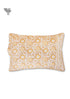 40s Cotton Pillow Cover in Block Print
