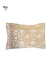 40s Cotton Pillow Cover in Block Print
