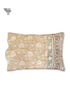 40s Cotton Pillow Cover in Block Print