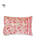 40s Cotton Pillow Cover in Block Print