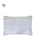 40s Cotton Pillow Cover in Block Print