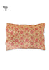 40s Cotton Pillow Cover in Block Print