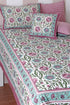 40s Cotton Pillow Cover in Floral Print