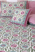 40s Cotton Pillow Cover in Floral Print