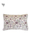40s Cotton Pillow Cover in Floral Print
