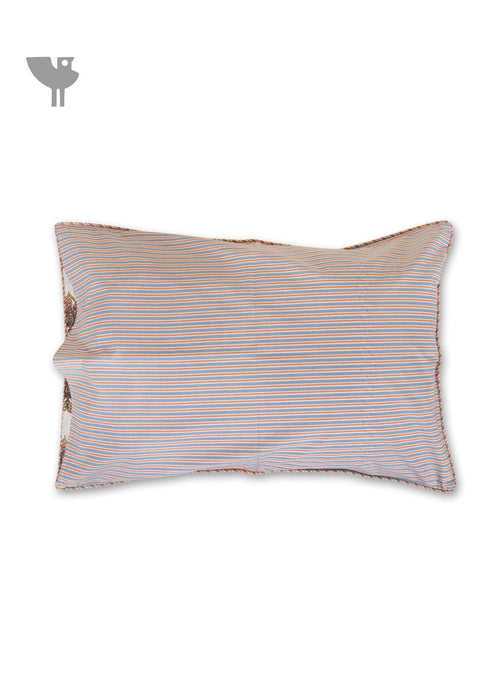 40s Cotton Pillow Cover in Floral Print